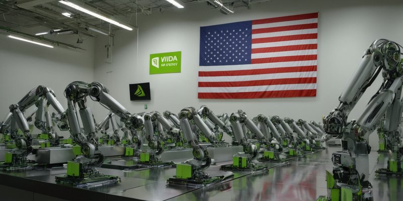 Nvidia запускает производство ИИ-чипов в США и расширяет американские мощности