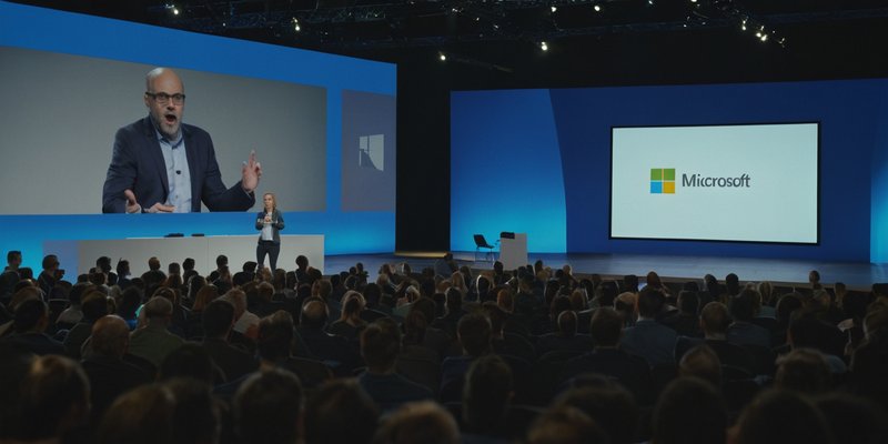 Протестующий прерывает презентацию Microsoft Copilot, обвиняя компанию в военных контрактах с Израилем