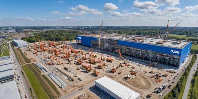 ASML ускоряет строительство нового кампуса для производства литографических сканеров в Эйндховене