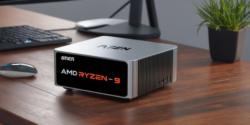 GEEKOM A8: Компактный Мини-ПК с AMD Ryzen 9 и Нейронным Процессором для Высокой Производительности
