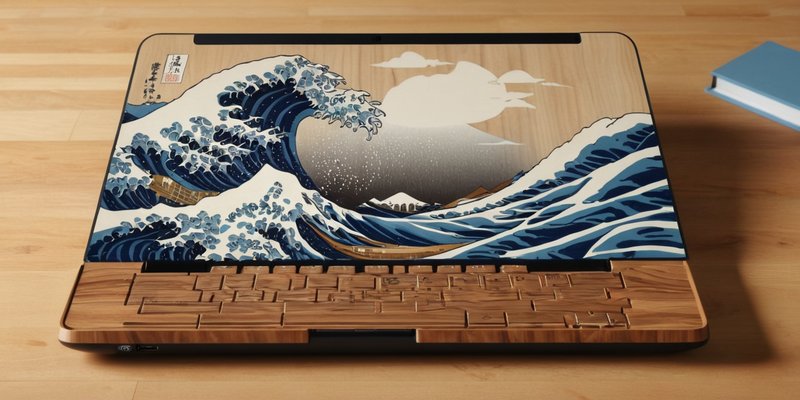 MSI представила Prestige 13 AI+ Ukiyo-e Edition: Искусство и технологии в одном ноутбуке