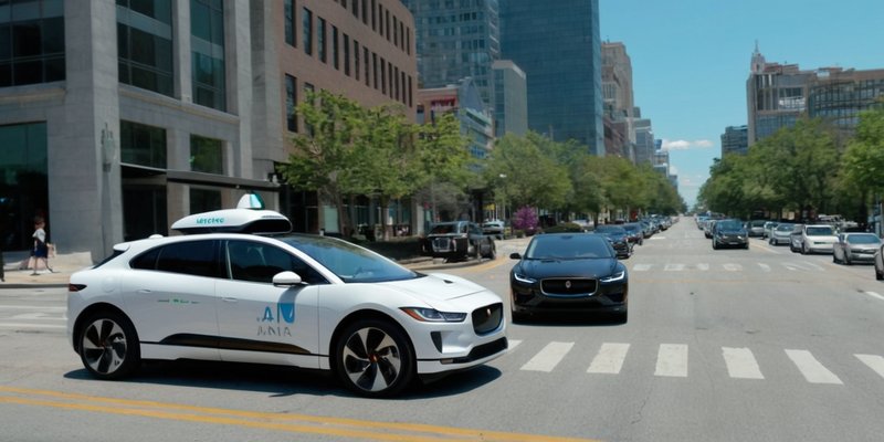 Waymo и Uber запускают сервис роботакси в Атланте на электрических Jaguar I-PACE