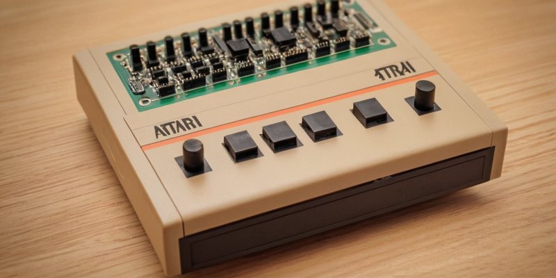 Миниатюрный Atari размером с марку: Польский инженер создал революционный 8-битный компьютер на FPGA