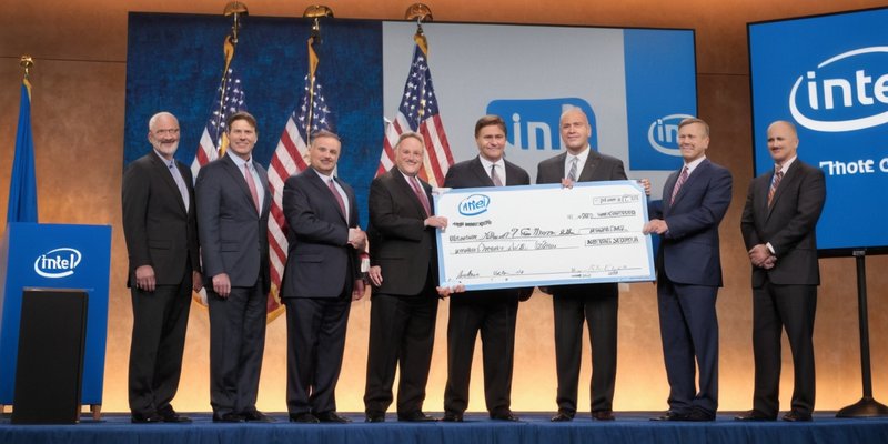 ### Правительство США инвестирует в Intel для возрождения полупроводниковой промышленности